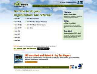 tax8868.com screenshot