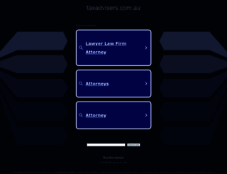 taxadvisers.com.au screenshot