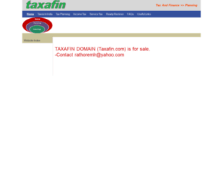 taxafin.com screenshot