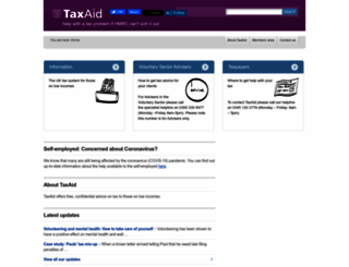 taxaid.org.uk screenshot