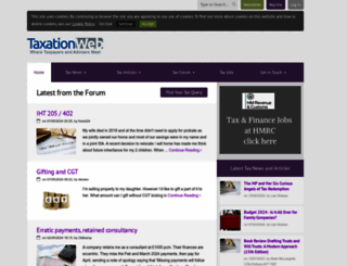 taxationweb.co.uk screenshot