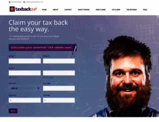 taxback247.co.uk screenshot