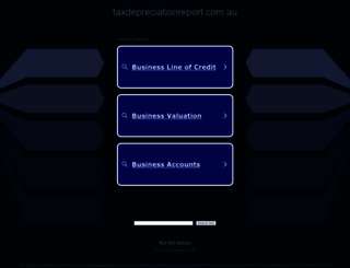 taxdepreciationreport.com.au screenshot