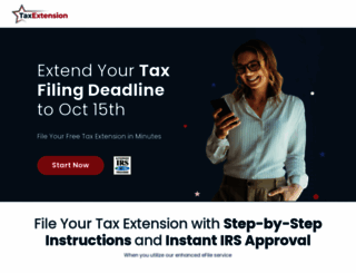 taxextension.org screenshot