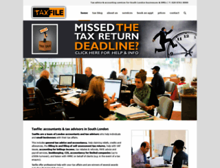 taxfile.co.uk screenshot