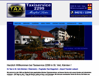 taxi-austria.com screenshot