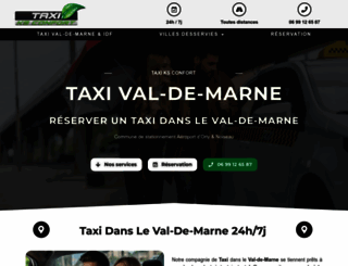 taxi-conventionne-94.com screenshot