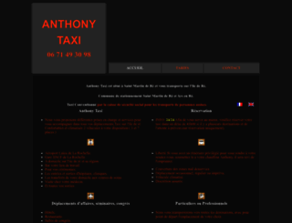taxi-ile-de-re.com screenshot