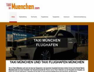 taxi-in-muenchen.com screenshot
