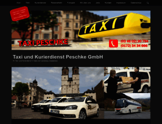 taxi-peschke.de screenshot