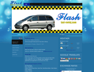 taxi-rovinj.com screenshot
