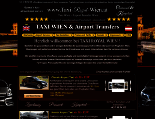 taxi-royal-wien.at screenshot