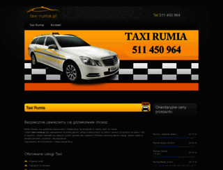 taxi-rumia.pl screenshot
