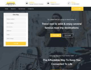 taxi-service.in screenshot