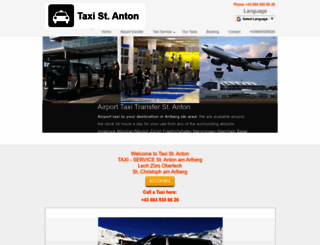 taxi-stanton.at screenshot
