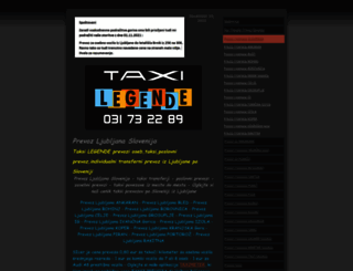 taxi-transfer.si screenshot