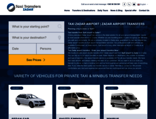 taxi-zadar.com screenshot