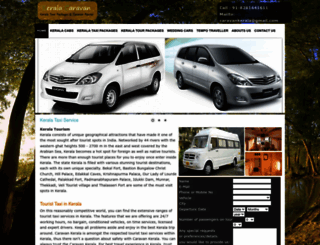 taxi.caravankerala.com screenshot