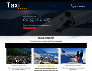 taxi73.com screenshot