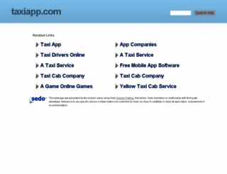 taxiapp.com screenshot