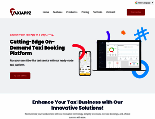 taxiappz.com screenshot