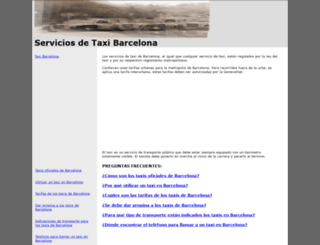 taxibarcelona.0fees.net screenshot