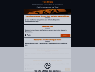 taxiblog.fr screenshot