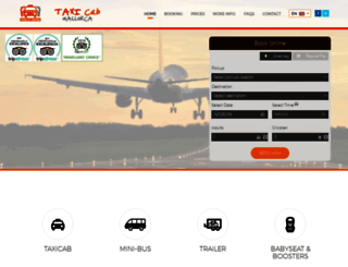 taxicabmallorca.com screenshot
