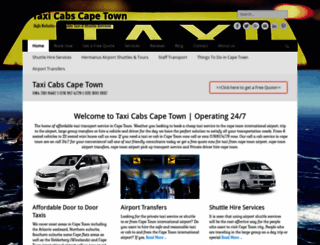 taxicabscapetown.co.za screenshot