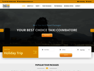 taxicoimbatore.com screenshot