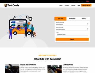 taxideals.in screenshot
