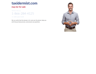 taxidermist.com screenshot