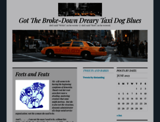taxidog.wordpress.com screenshot