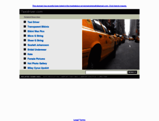 taxidriver.com screenshot