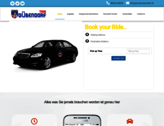 taxiduebendorf.ch screenshot