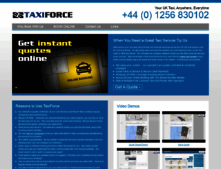 taxiforce.co.uk screenshot