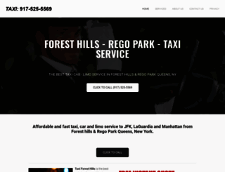 taxiforesthills.com screenshot