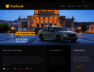 taxifunkberlin.de screenshot