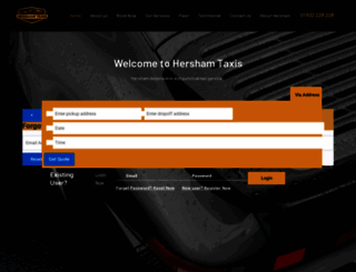 taxihersham.com screenshot
