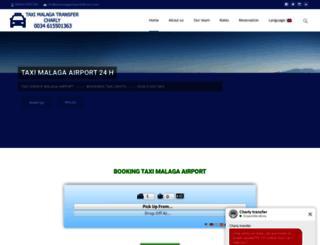 taximalagaairport24hours.com screenshot