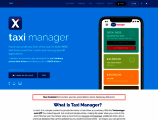 taximanager.co.uk screenshot
