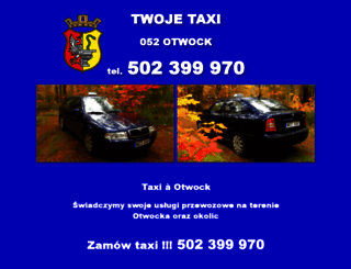 taxiotwock.pl screenshot
