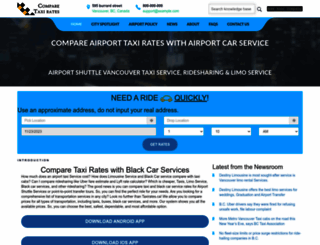 taxirates.ca screenshot