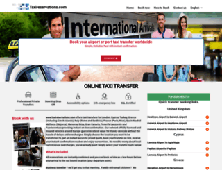 taxireservations.com screenshot