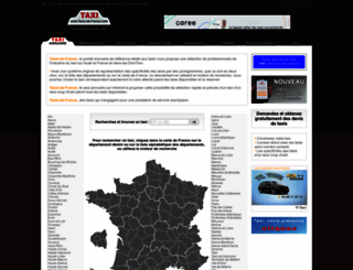 taxis-de-france.com screenshot