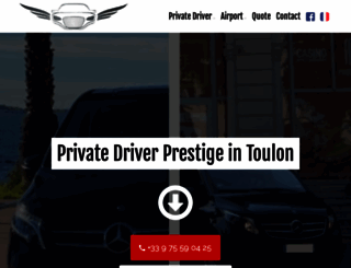 taxis-region-toulonnaise.fr screenshot