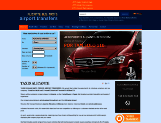 taxisalicante.com screenshot