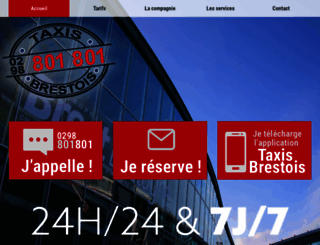taxisbrestois.com screenshot