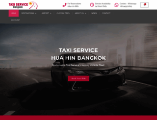 taxiservice-bangkok.com screenshot