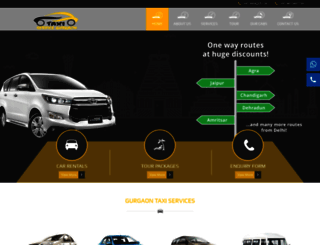 taxiservicegurgaon.com screenshot